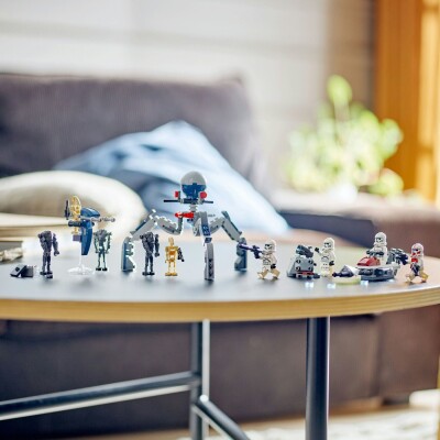Конструктор LEGO Star Wars Клони-піхотинці й Бойовий дроїд. Бойовий набір 75372 детальное изображение Star Wars Lego