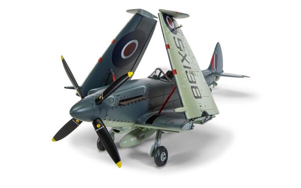 Scale model 1/48 British carrier-based fighter Supermarine Seafire F.XVII Airfix A06102A детальное изображение Самолеты 1/48 Самолеты