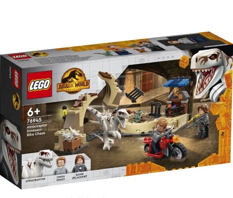 LEGO Jurassic World Atrociraptor Motorcycle Chase 76945 детальное изображение Jurassic Park Lego