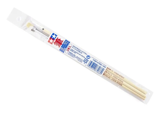 Базовий набір пензлів (Modeling Brush Basic Set) Tamiya 87066 детальное изображение Кисти Инструменты
