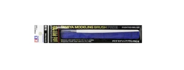 Тонка кисть PRO II (Pointed Brush Extra Fine) Tamiya 87173 детальное изображение Кисти Инструменты