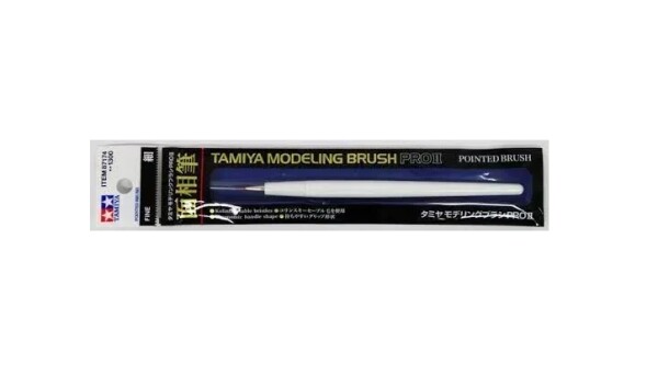 Тонка кисть PRO II (Pointed Brush Fine) Tamiya 87174 детальное изображение Кисти Инструменты