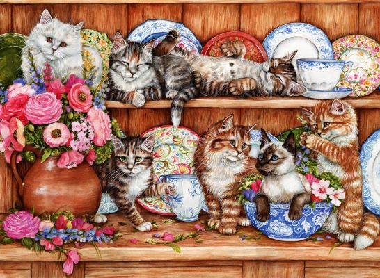 Пазл Kittens- Кошенята 1000шт детальное изображение 1000 элементов Пазлы