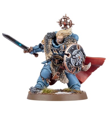 Игровой набор Warhammer 40000 - SPACE WOLVES - WOLF GUARD BATTLE LEADER детальное изображение Космические Волки Космические Десантники