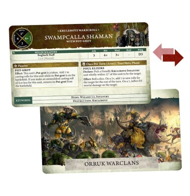 WARSCROLL CARDS: ORRUK WARCLANS (ENG) детальное изображение Орочьи Кланы Разрушение