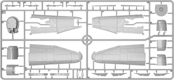Сборная модель 1/48 Самолет Тандерболт Mk.II Королевских ВВС МиниАрт 48012 детальное изображение Самолеты 1/48 Самолеты
