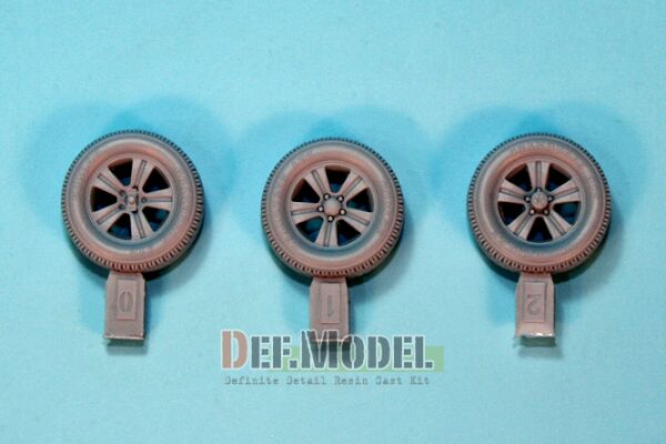 Technical Pick Up Truck Sagged wheel set ( for Meng 1/35) детальное изображение Смоляные колёса Афтермаркет