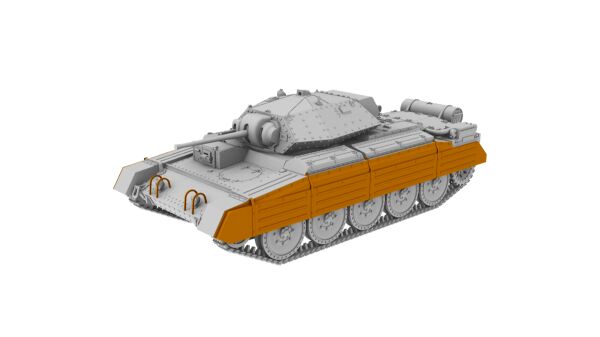 Сборная модель Crusader Mk.II – British Cruiser Tank Mk. VI детальное изображение Бронетехника 1/72 Бронетехника