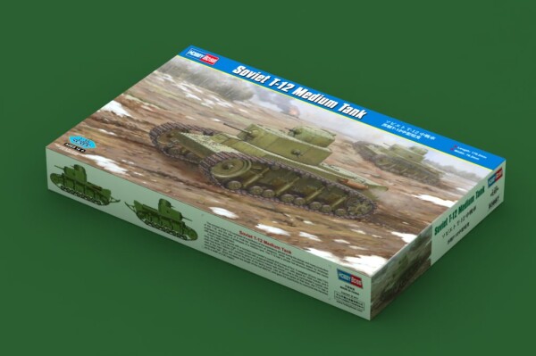 Збірна модель 1/35 Радянський середній танк Т-12 HobbyBoss 83887 детальное изображение Бронетехника 1/35 Бронетехника