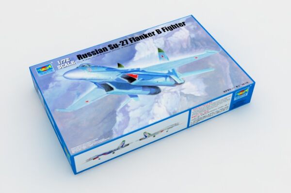 Збірна модель 1/72 Винищувач Су-27 Б Trumpeter 01660 детальное изображение Самолеты 1/72 Самолеты