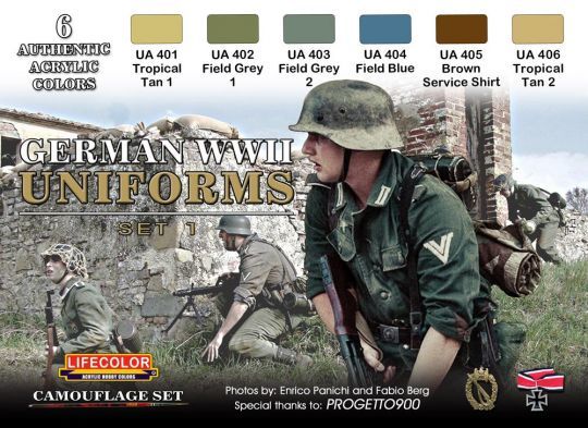 GERMAN WWII UNIFORMS  детальное изображение Наборы красок Краски