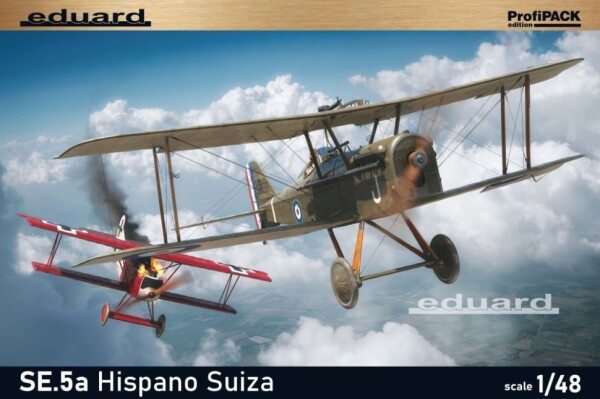 Збірна модель 1/48 Британський винищувач-біплан SE.5a Hispano Suiza Eduard 82132 детальное изображение Самолеты 1/48 Самолеты