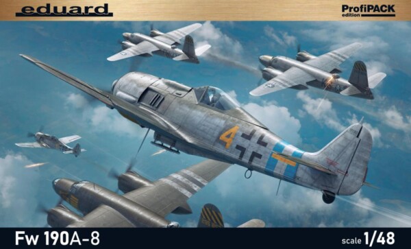 Scale model 1/48 Airplane Fw 190A-8 Eduard 82147 детальное изображение Самолеты 1/48 Самолеты