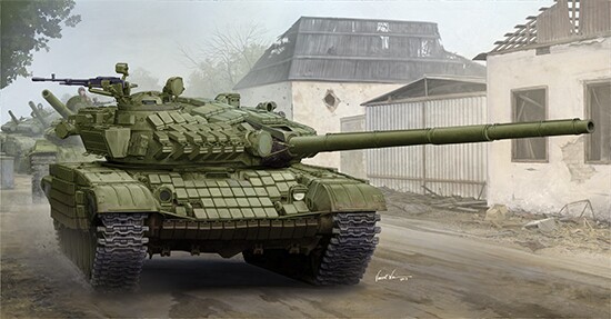 Збірна модель 1/35 Танк Т-72А зрз.1985 р. Trumpeter 09548 детальное изображение Бронетехника 1/35 Бронетехника