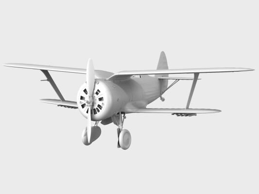 Військовий біплан І-153 “Чайка” детальное изображение Самолеты 1/32 Самолеты