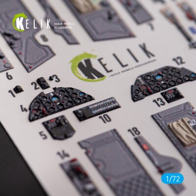 L-29 Delfin 3D декаль інтер'єр для комплекту AMK 1/72 KELIK K72162 детальное изображение 3D Декали Афтермаркет