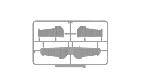 Збірна модель румунського винищувача PZL/IAR P.11F на лижах детальное изображение Самолеты 1/72 Самолеты