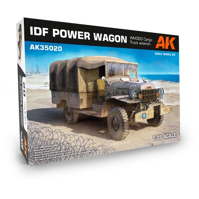 Збірна модель 1/35 вантажівка IDF POWER WAGON WM300 CARGO TRUCK W/WINCH AK-Interactive 35020 детальное изображение Автомобили 1/35 Автомобили