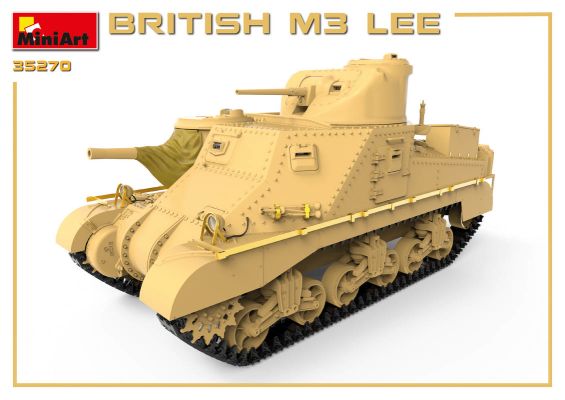 Збірна модель Британського танка M3 LEE детальное изображение Бронетехника 1/35 Бронетехника