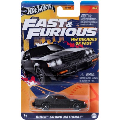 Collectible model Fast and Furious Buick Grand National Hot Wheels HNR88-3 детальное изображение Hot Wheels 