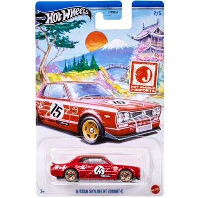 Коллекционная модель Hot Wheels J-imports Nissan Skyline HT 2000GT-X HWR57-2 детальное изображение Hot Wheels 