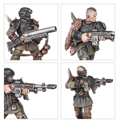 Ігровий набір Warhammer 40000 - CHAOS SPACE MARINES - TRAITOR GUARDSMEN SQUAD детальное изображение Космический Десант Хаоса Армии Хаоса