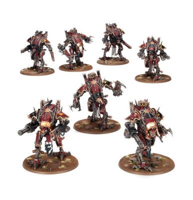 Ігровий набір Warhammer 40000: CHAOS KNIGHTS - HOUNDPACK LANCE детальное изображение Космический Десант Хаоса Армии Хаоса