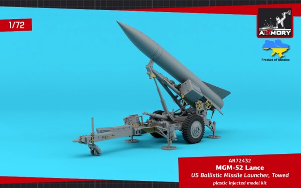 Сборная модель 1/72 Американская тактическая баллистическая ракета класса «земля-земля» MGM-52 детальное изображение Зенитно ракетный комплекс Военная техника