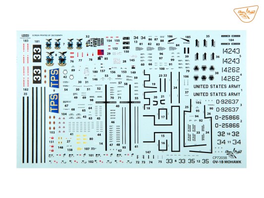 Scale model 1/72 Airplane OV-1B Mohawk &quot;Pilot School&quot; Clear Prop 72038 детальное изображение Самолеты 1/48 Самолеты