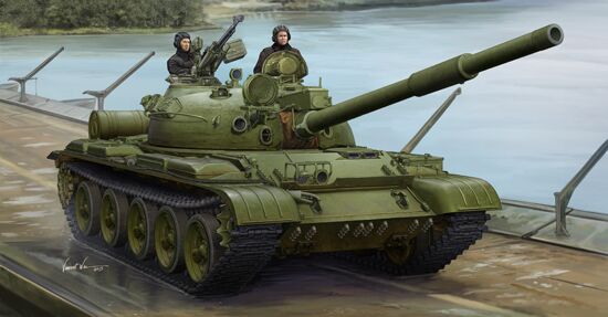 Збірна модель 1/35 танк Т-62 зр.1975 (Мод.1972+КТД2) Trumpeter 01552 детальное изображение Бронетехника 1/35 Бронетехника