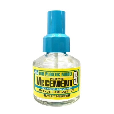 Mr. Cement S 40 ml / Суперрідкий клей для пластику Mr. Hobby MC129 детальное изображение Клей Модельная химия