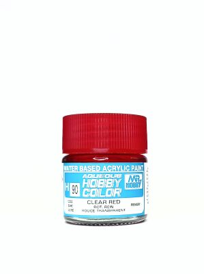 Краска Mr. Hobby H90 (Clear Red gloss / Прозрачный Красный глянцевый) детальное изображение Акриловые краски Краски