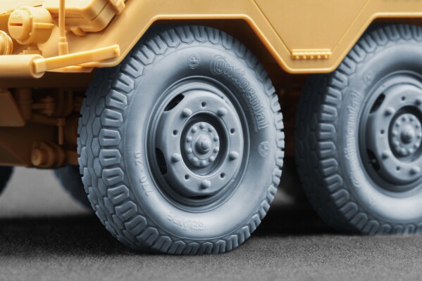 Набор колес (с деформацией) для Sd.Kfz. 234 Puma v1 от Dragon, Miniart, RFM, Italeri, AK Interactive детальное изображение Колёса Афтермаркет