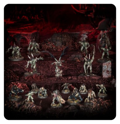 Игровой набор Warhammer AGE OF SIGMAR - SPEARHEAD: FLESH-EATER COURTS - CHARNEL WATCH детальное изображение Дворы Пожирателей Плоти Смерть