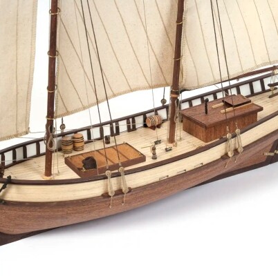 Scale wooden model 1/50 Ship &quot;Polaris&quot; OcCre 12007 детальное изображение Корабли Модели из дерева