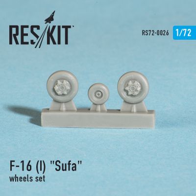 F-16 (I) &quot;Sufa&quot; wheels set (1/72) детальное изображение Смоляные колёса Афтермаркет