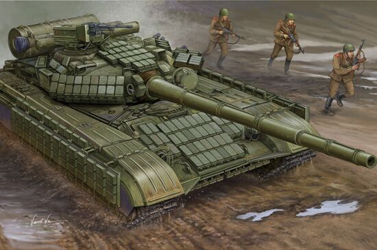 Scale model 1/35 Soviet T-64AV MOD 1984 Trumpeter 01580 детальное изображение Бронетехника 1/35 Бронетехника