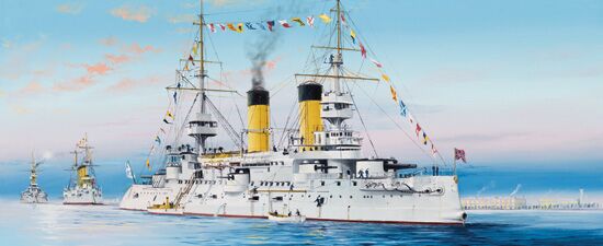 Scale plastic model 1/350 ship &quot;Tsesarevych&quot; 1904 Trumpeter 05338 детальное изображение Флот 1/350 Флот