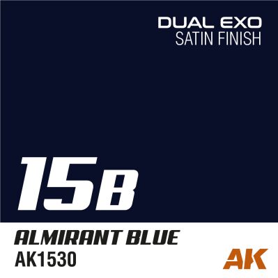 Dual exo 15b – almirant blue 60ml детальное изображение AK Dual EXO Краски