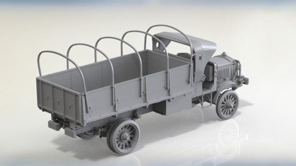 Американский грузовик Первой мировой войны Стандарт Б &quot;Либерти&quot; с пехотой США детальное изображение Автомобили 1/35 Автомобили