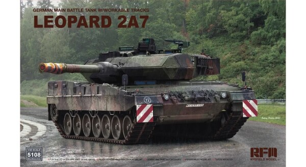 Збірна модель 1/35 Танк Leopard 2A7 RFM RM-5108 детальное изображение Бронетехника 1/35 Бронетехника