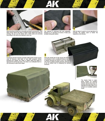 Чорний алюмінієвий лист 150 мкм (мікрометр) 200X250 мм AK-interactive AK8314 детальное изображение Разное Инструменты