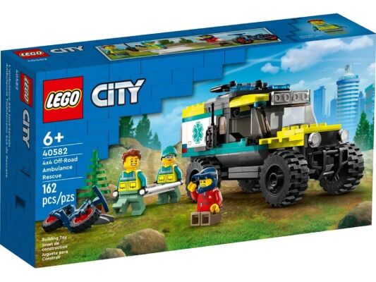 Конструктор Lego City Спасательный внедорожник скорой помощи  детальное изображение City Lego