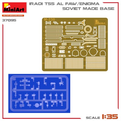 Збірна модель 1/35 Іракський танк Т-55А AL FAW/Enigma MiniArt 37095 детальное изображение Бронетехника 1/35 Бронетехника