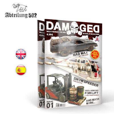 DAMAGED ISSUE 01 EN детальное изображение Журналы Литература