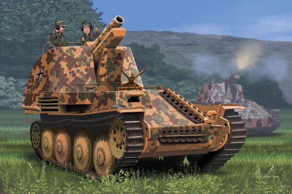 Противотанковая установка Sturmpanzer 38(t) Grille Ausf. M детальное изображение Бронетехника 1/72 Бронетехника