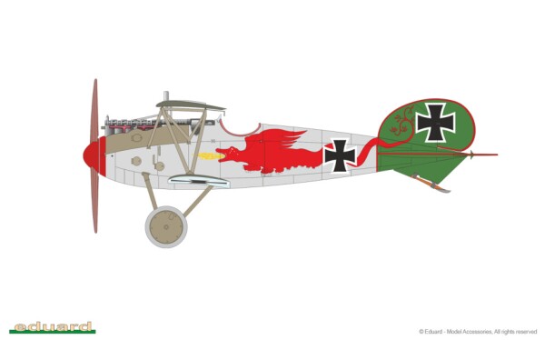 Scale model 1/48 German fighter Albatros D. V Eduard 8113 детальное изображение Самолеты 1/48 Самолеты