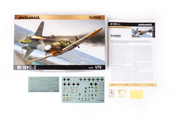 Збірна модель 1/72 Літак Messerschmitt Bf 109G-2 Eduard 70156 детальное изображение Самолеты 1/72 Самолеты