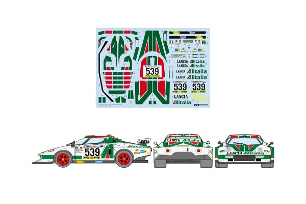 Scale model 1/24 car Lancia Stratos Turbo Tamiya 25210 детальное изображение Автомобили 1/24 Автомобили