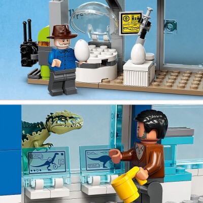 Конструктор LEGO Jurassic World Атака гиганотозавра и терризинозавра 76949 детальное изображение Jurassic Park Lego